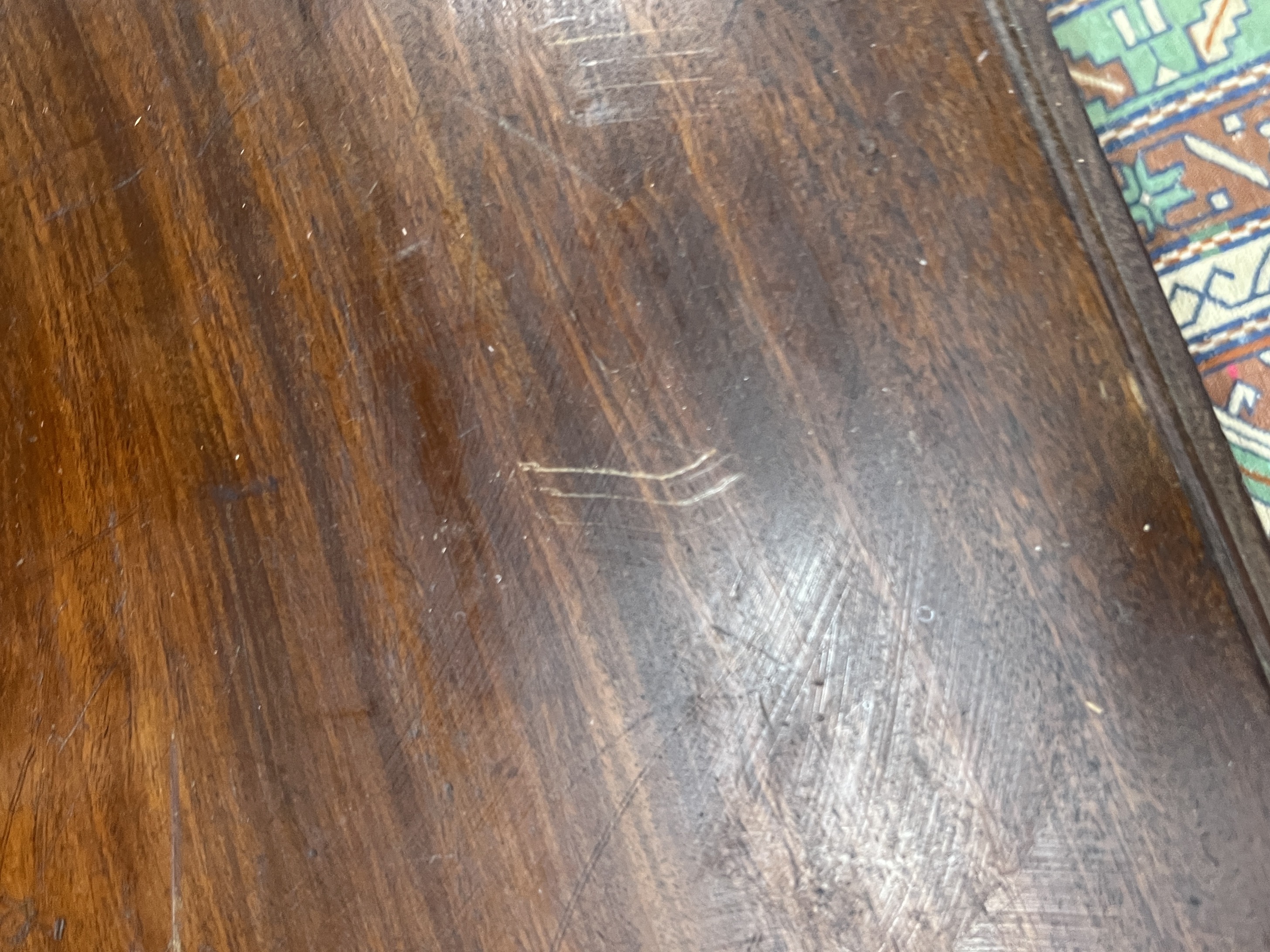 A Regency mahogany Pembroke breakfast table, width 95cm, depth 55cm, height 70cm